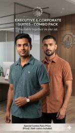 Men’s Executive Cotton Polo T-Shirts (Pack of 2) – Premium Corporate Casual Combo
